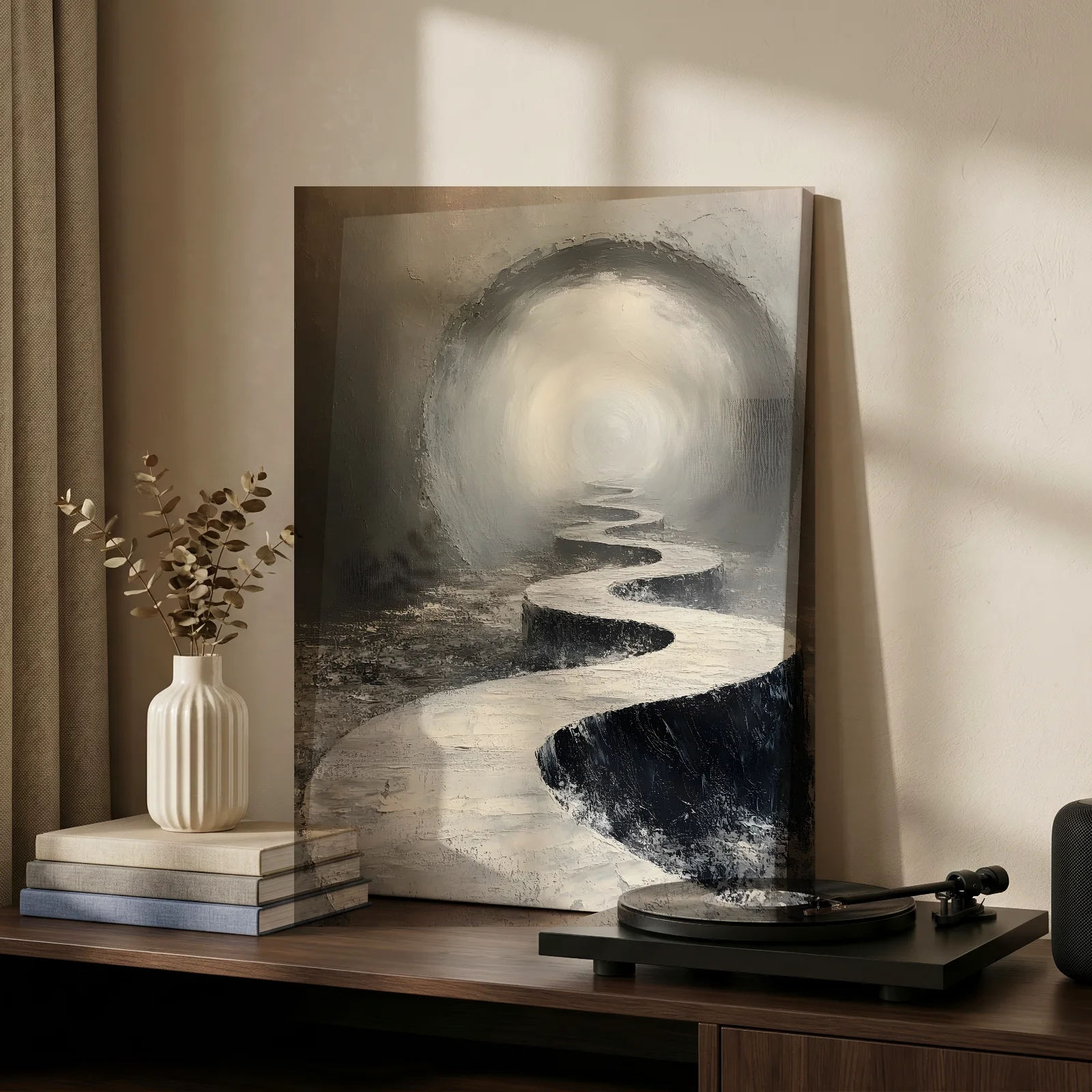 Pfad ins Licht — Leinwand