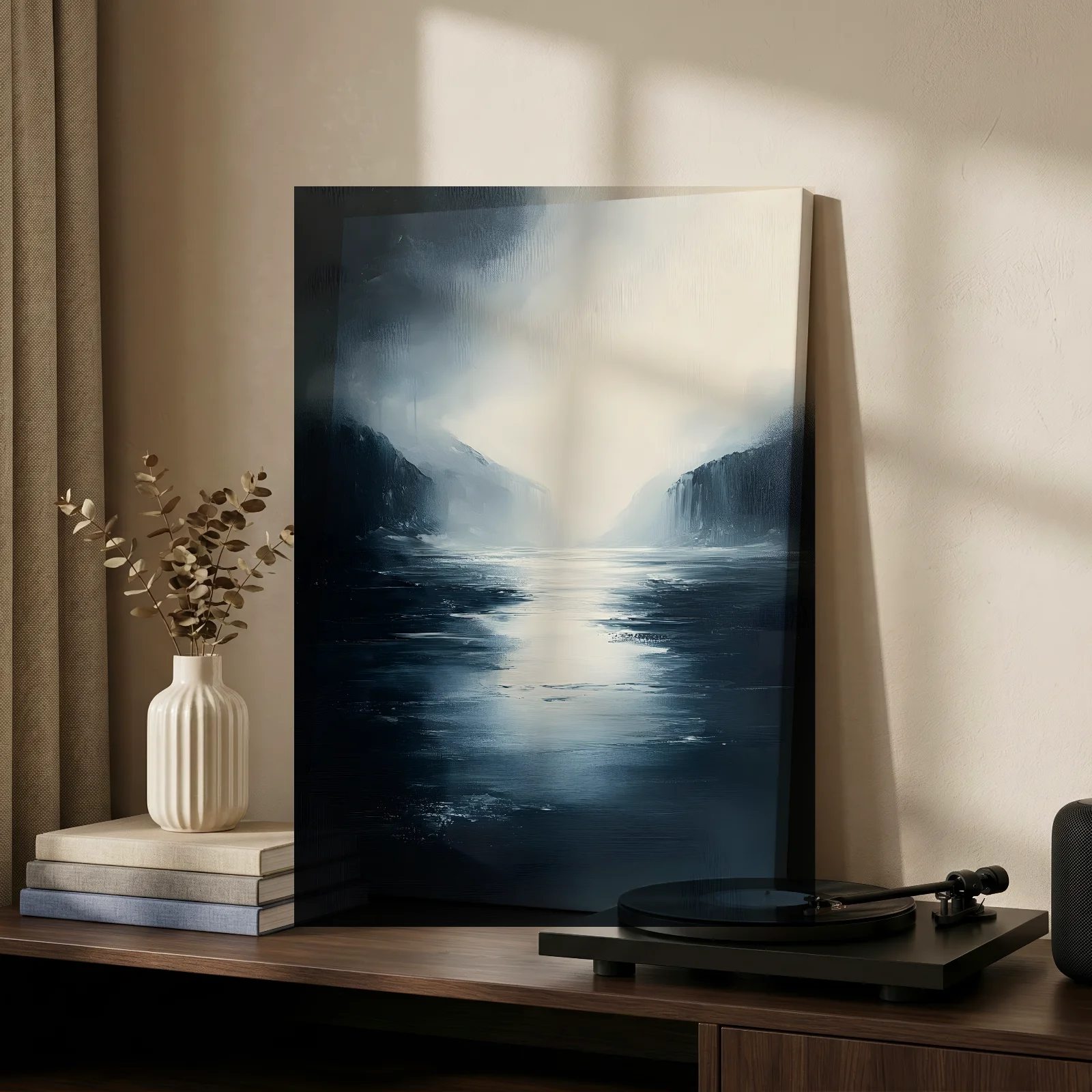 Licht auf dunklen Wassern — Leinwand
