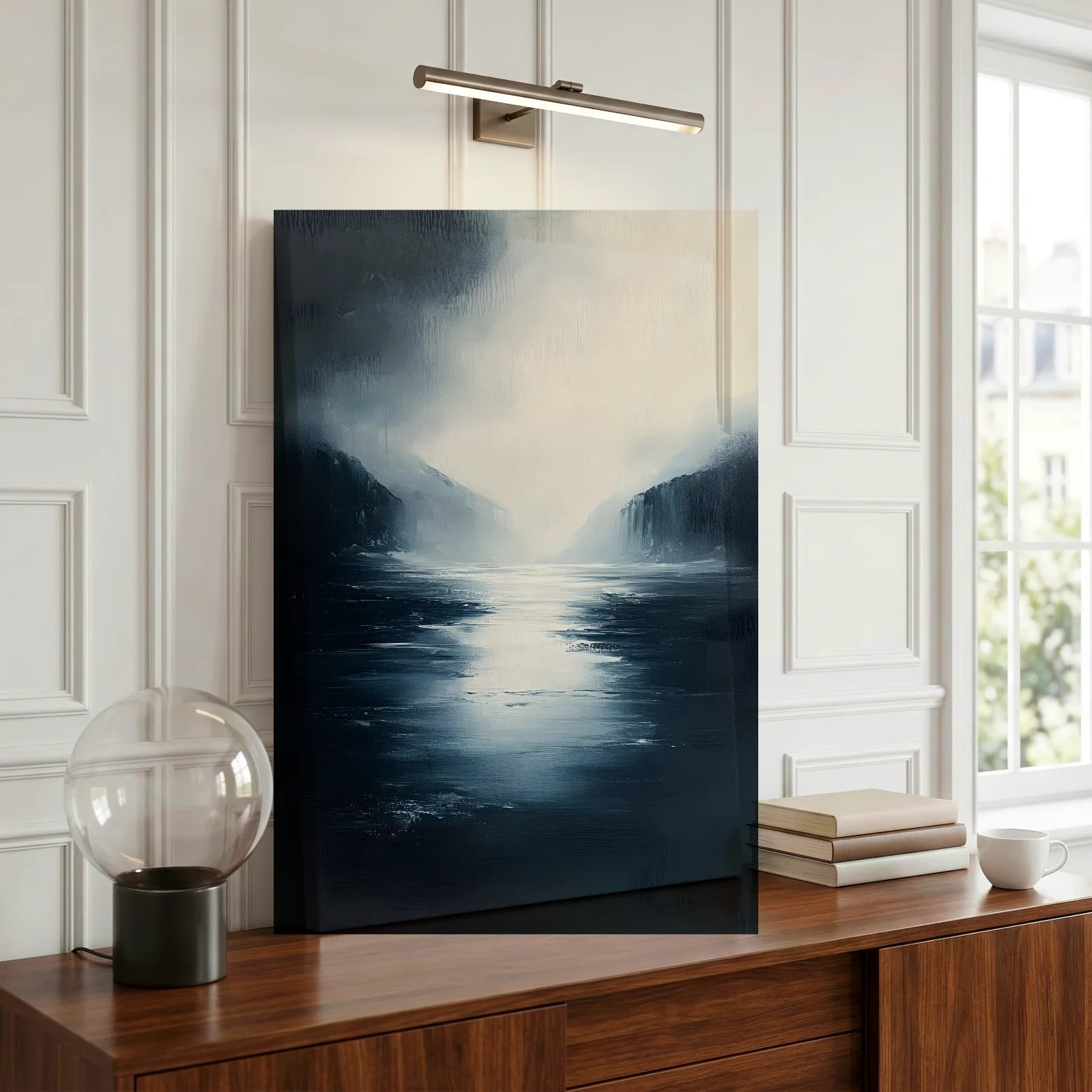 Licht auf dunklen Wassern — Leinwand