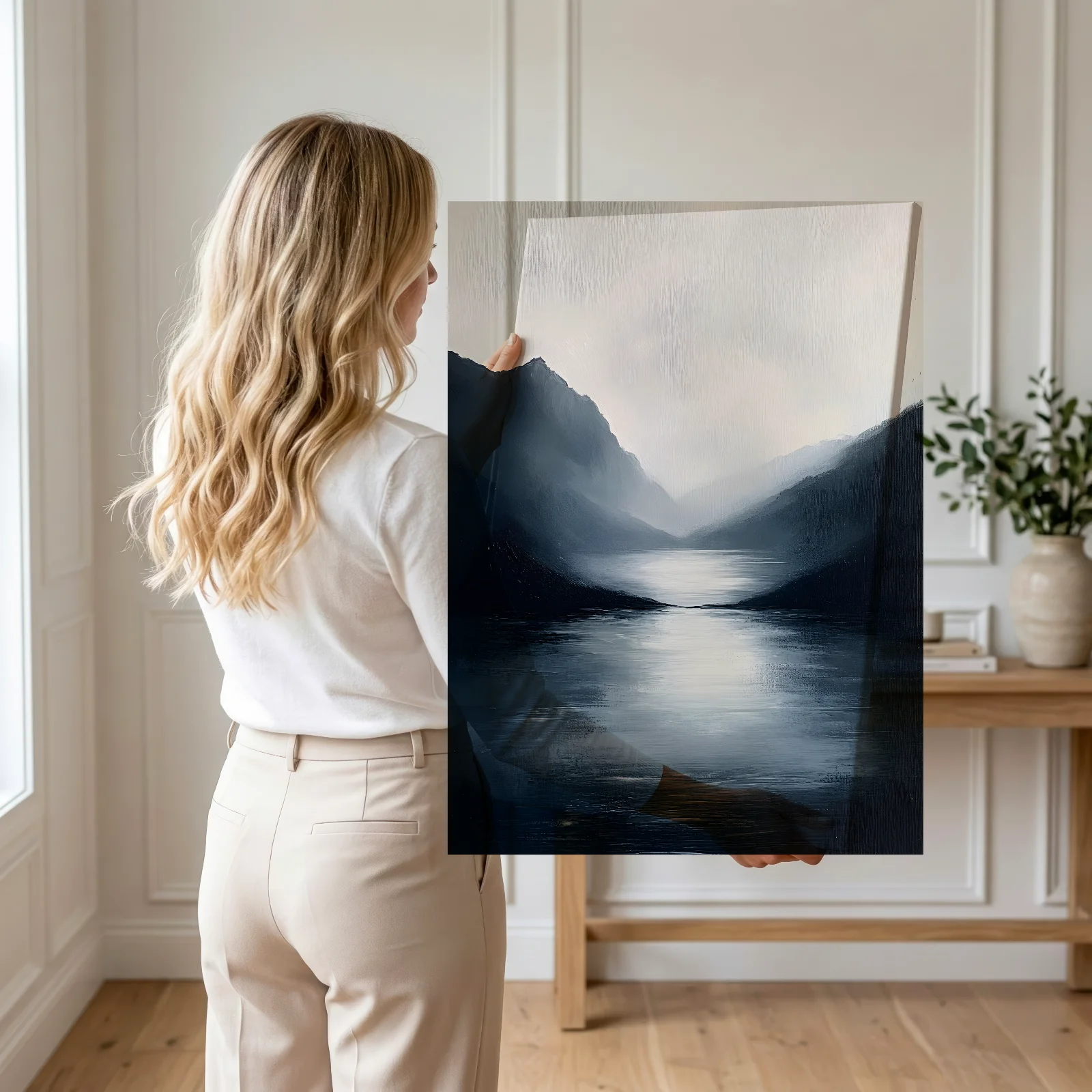 Stille der Fjorde — Leinwand