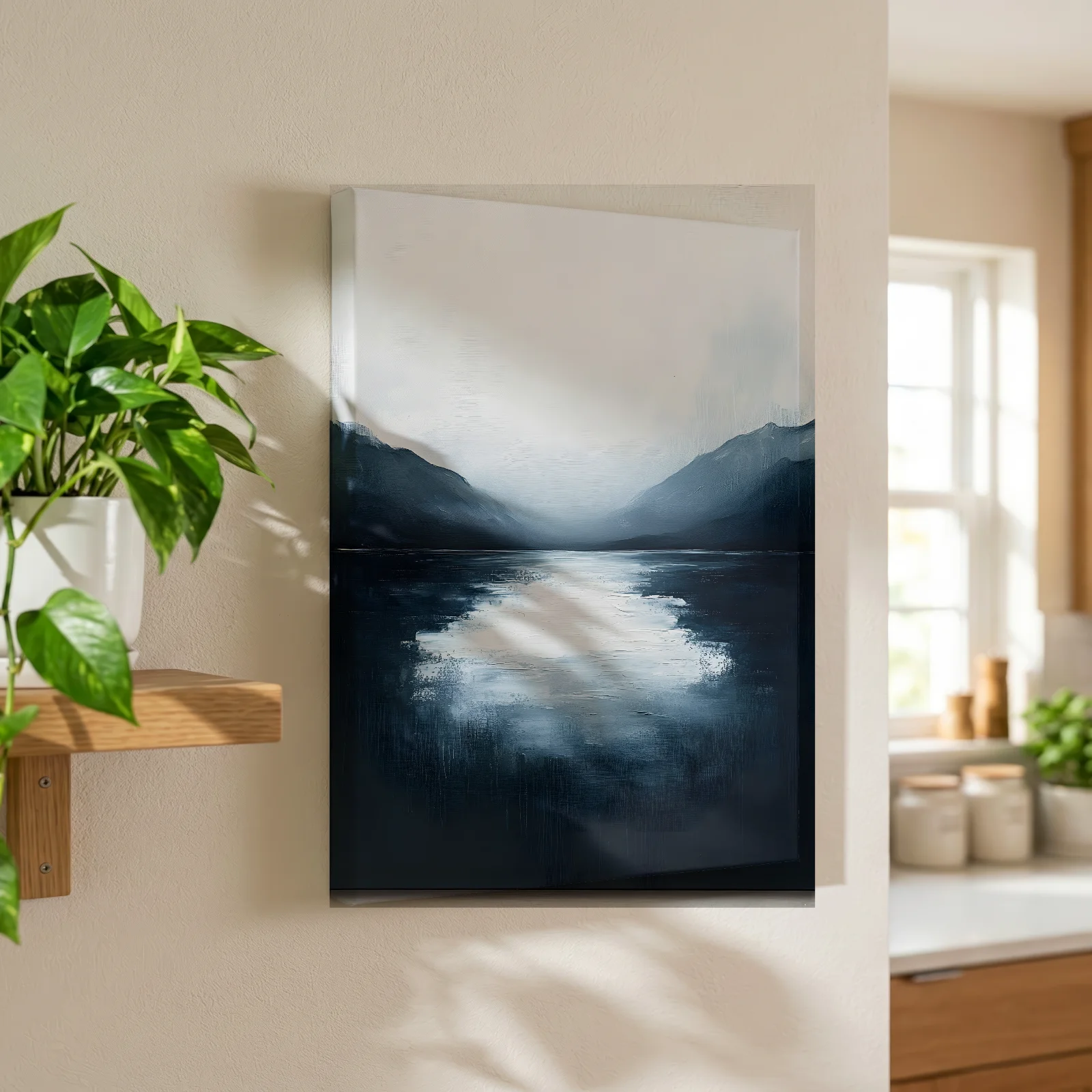 Licht über tiefem Wasser — Leinwand