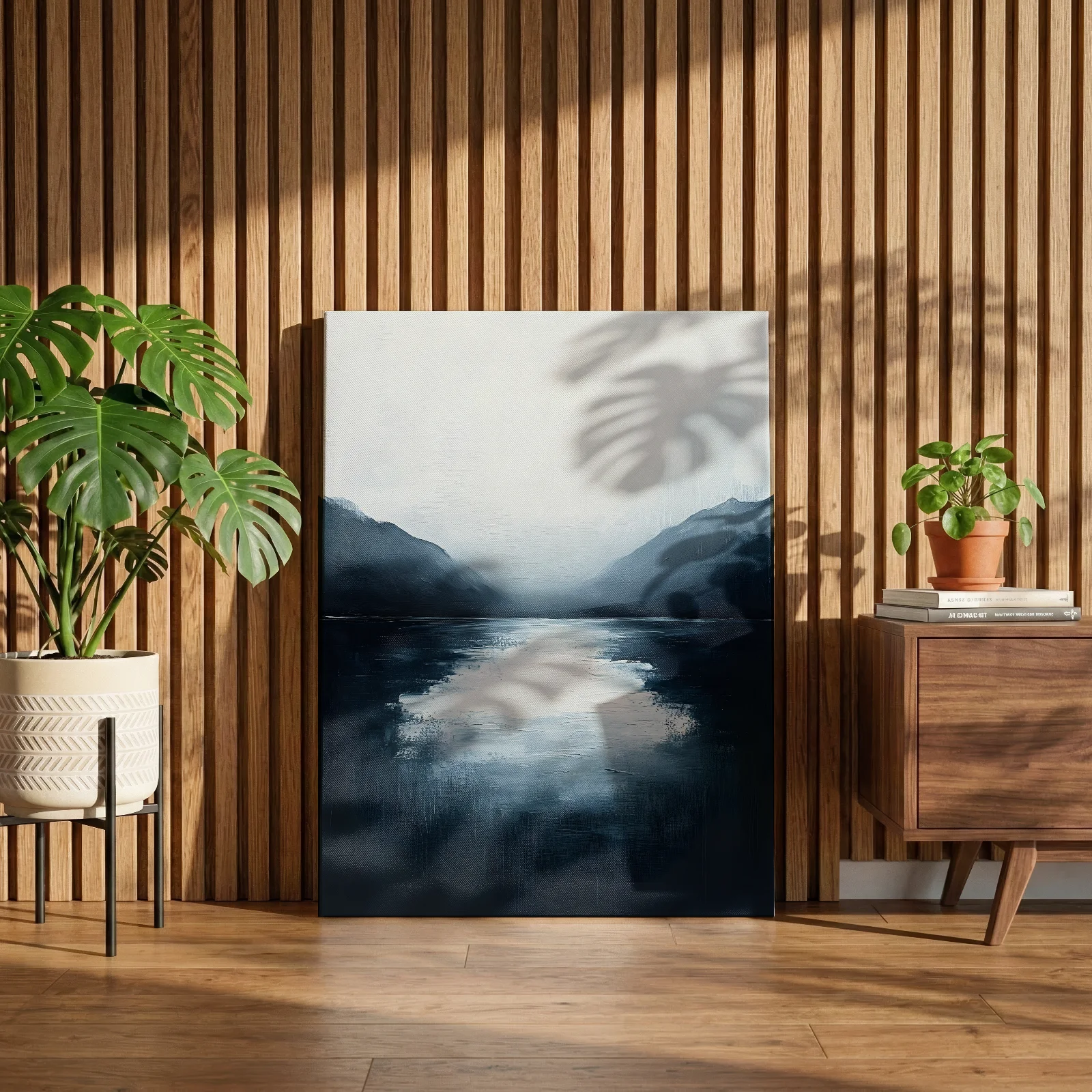 Licht über tiefem Wasser — Leinwand