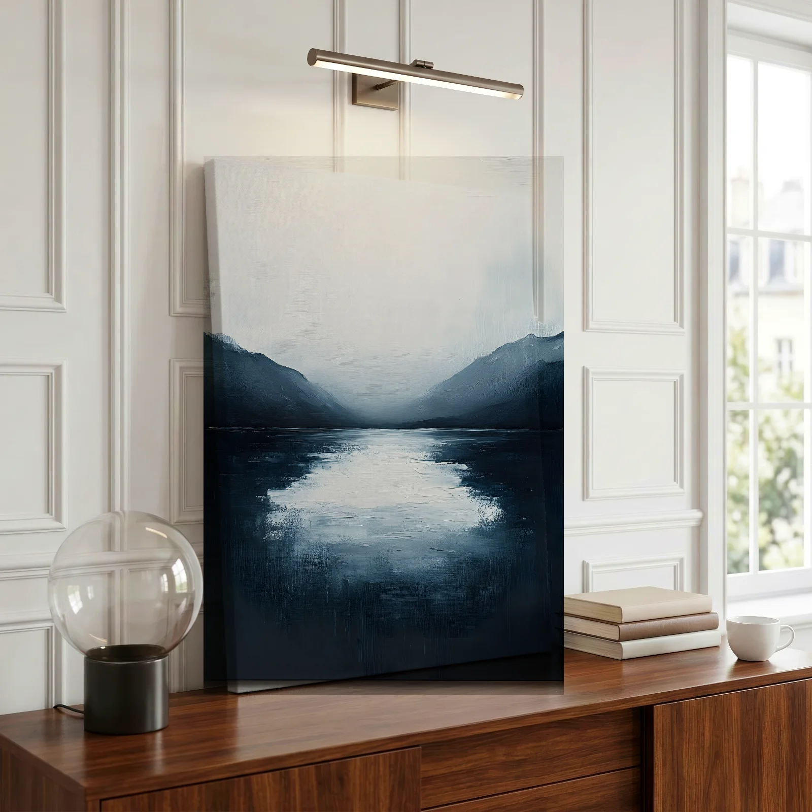 Licht über tiefem Wasser — Leinwand