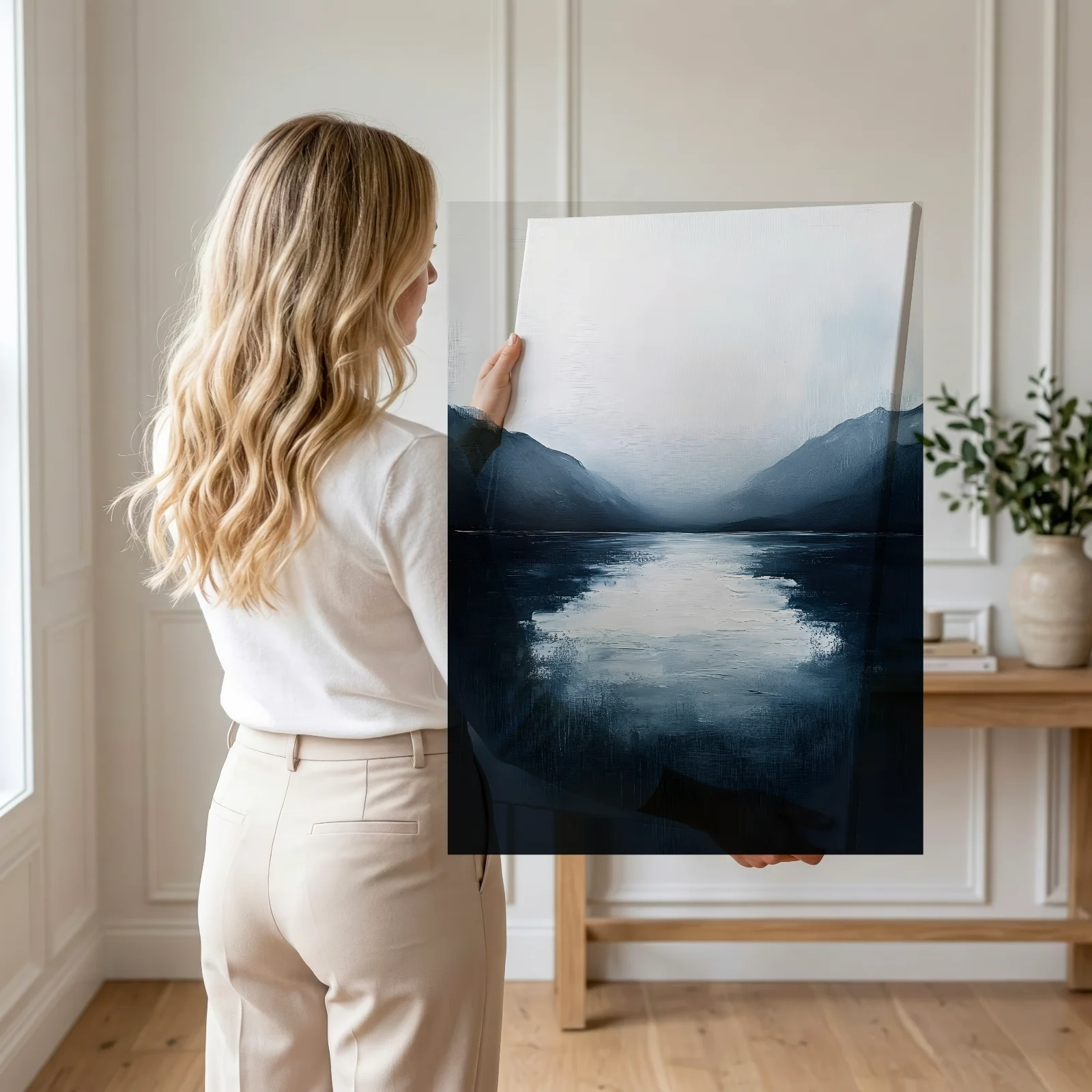 Licht über tiefem Wasser — Leinwand