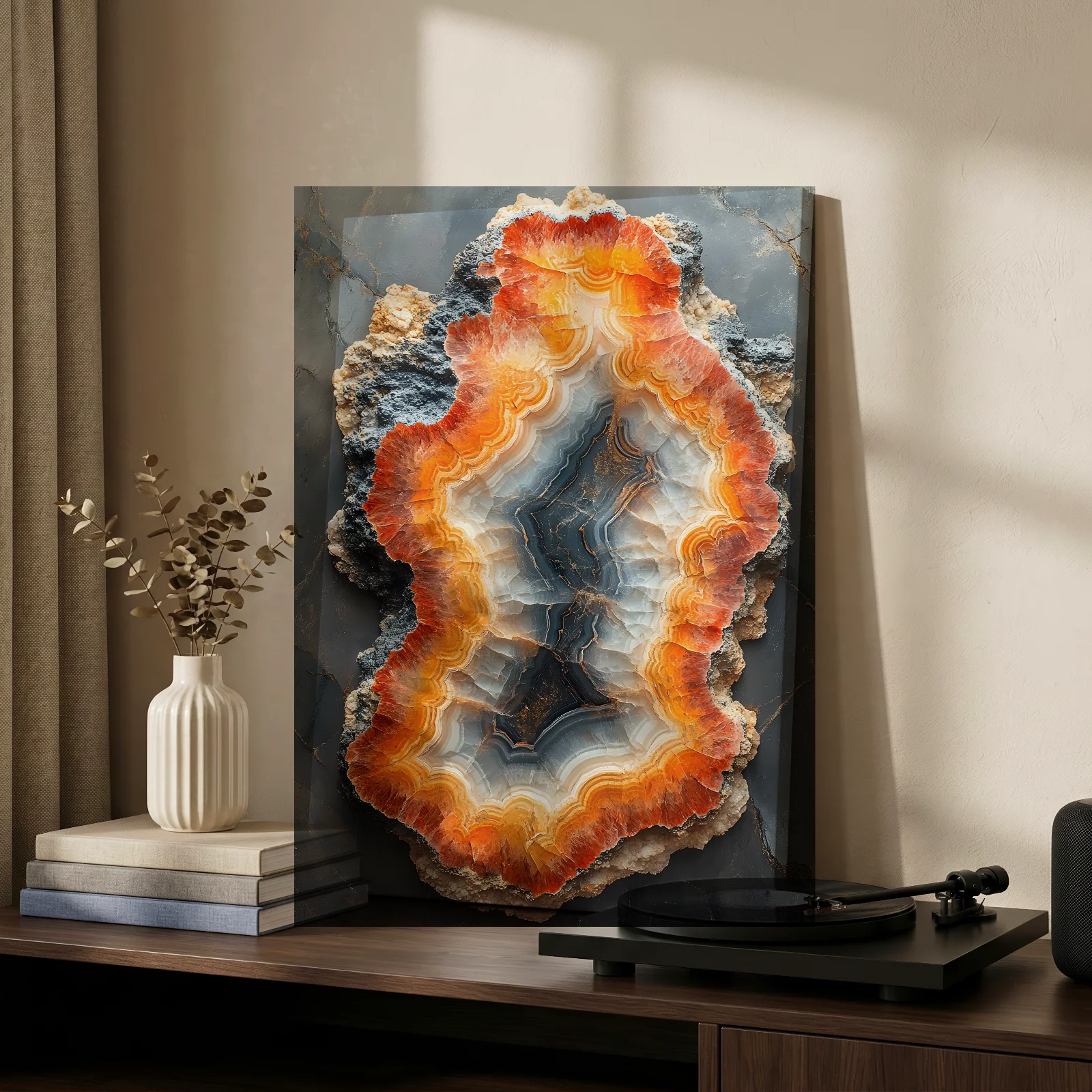 Flammende Herzader — Leinwand