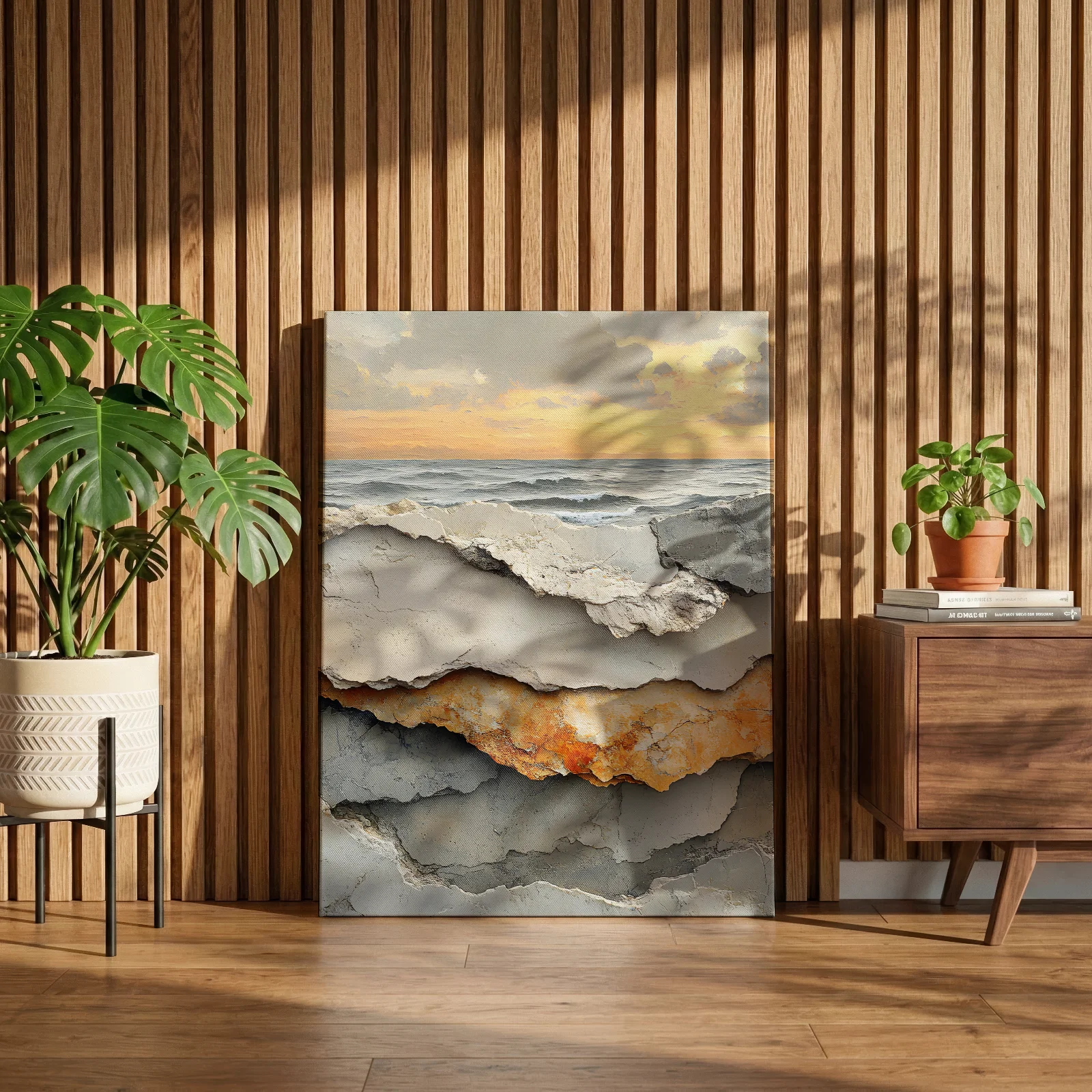 Horizont der Schichten — Leinwand