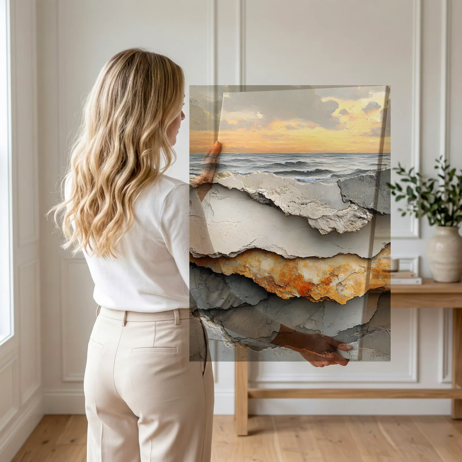 Horizont der Schichten — Leinwand