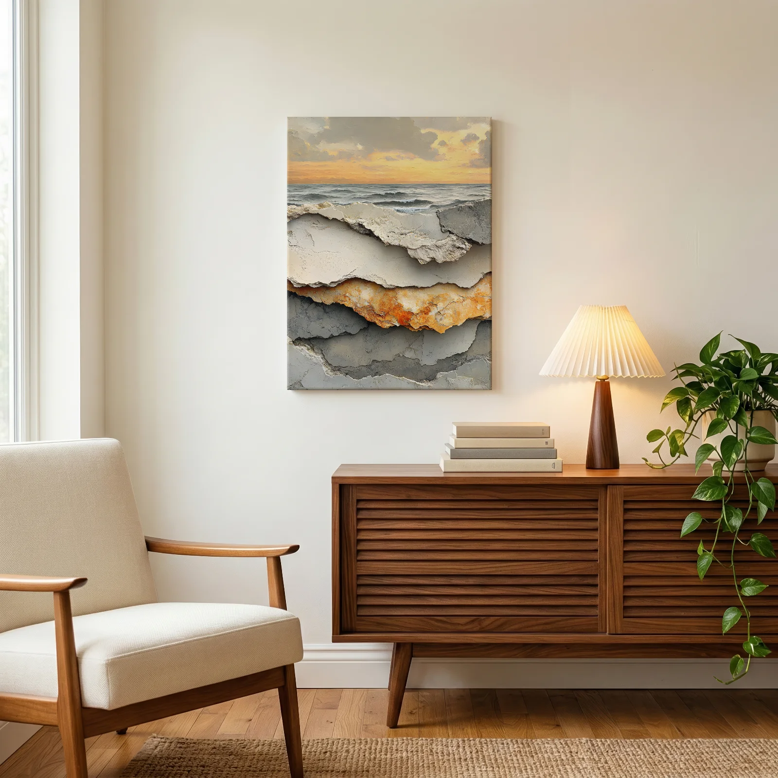 Horizont der Schichten — Leinwand