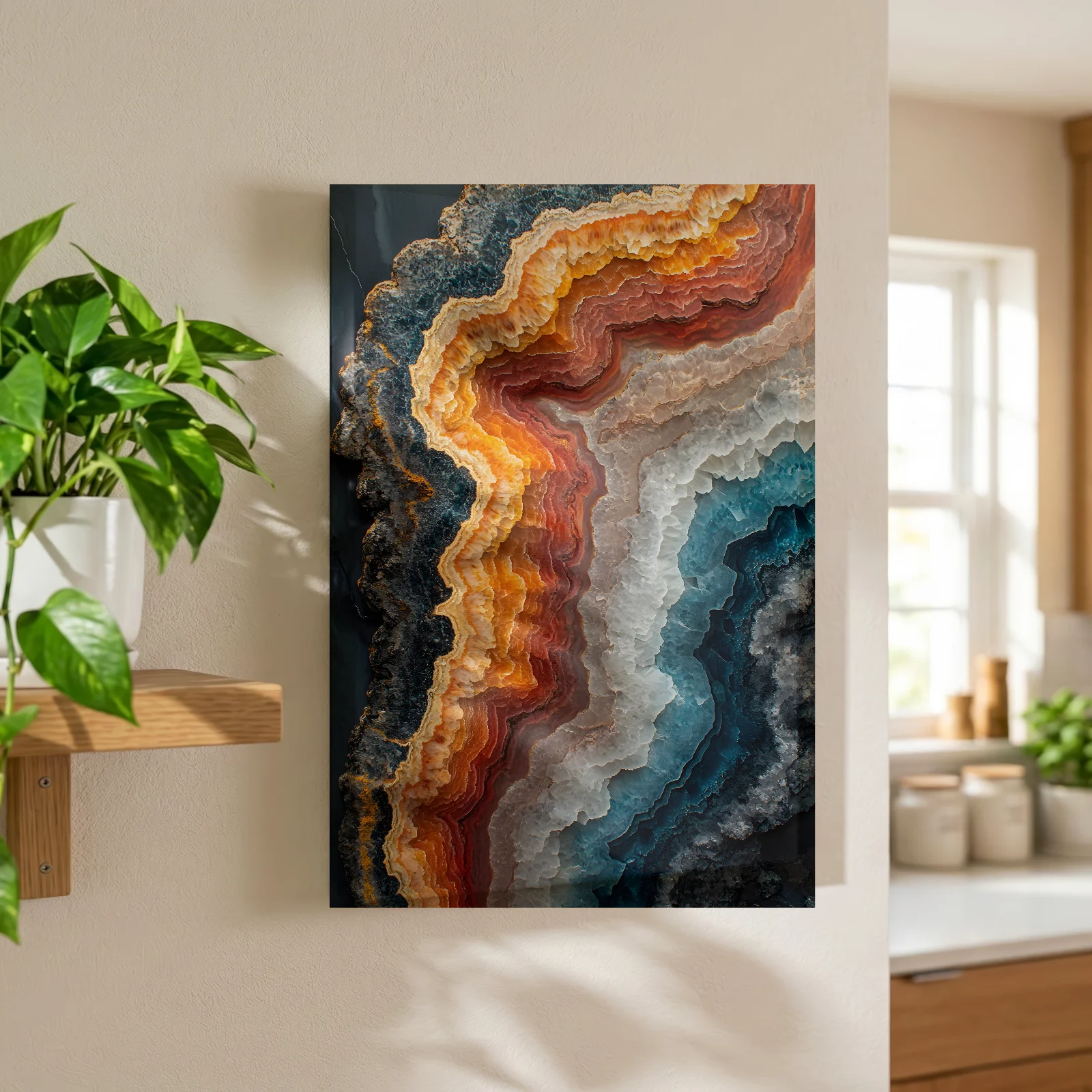 Gezeiten des Gesteins — Leinwand
