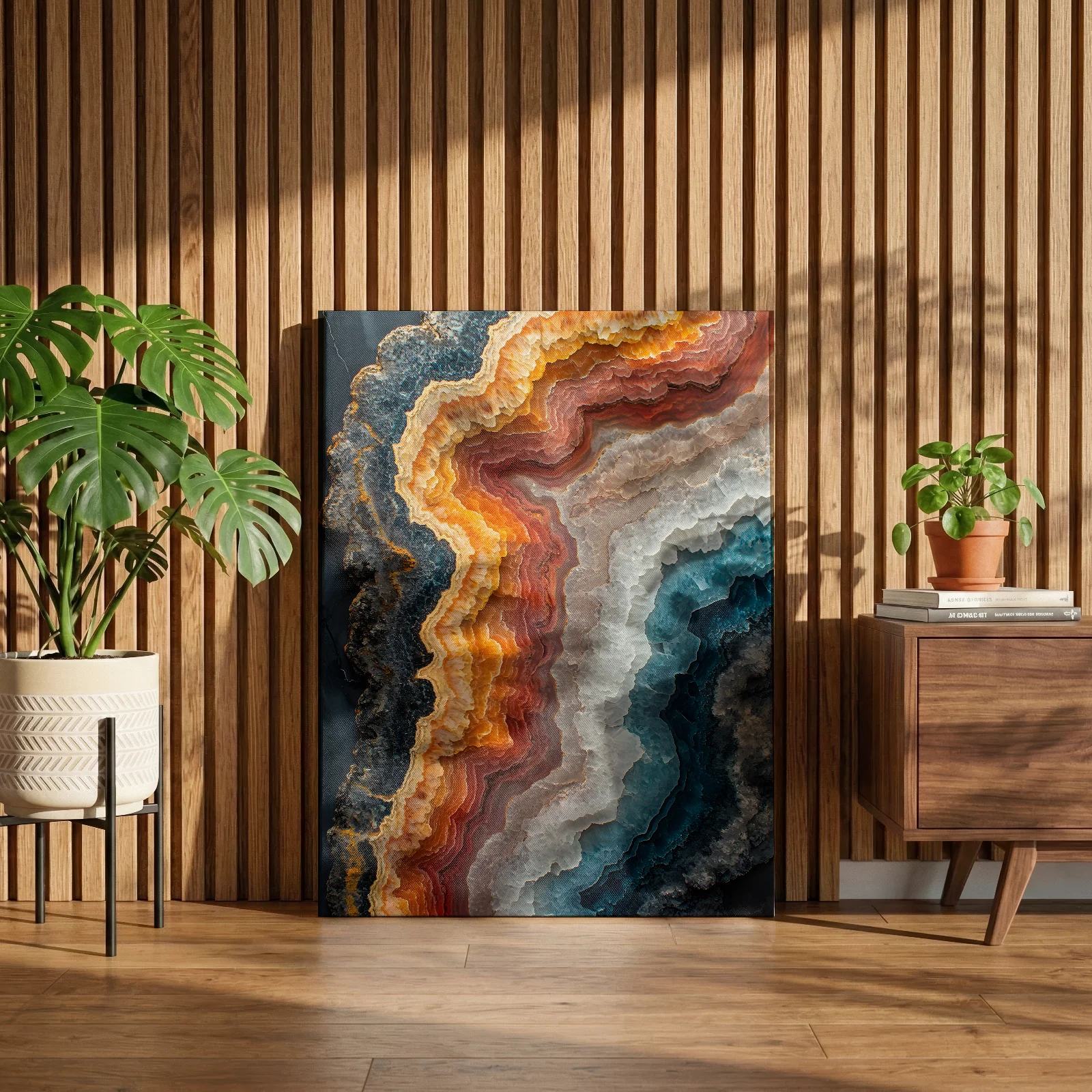 Gezeiten des Gesteins — Leinwand