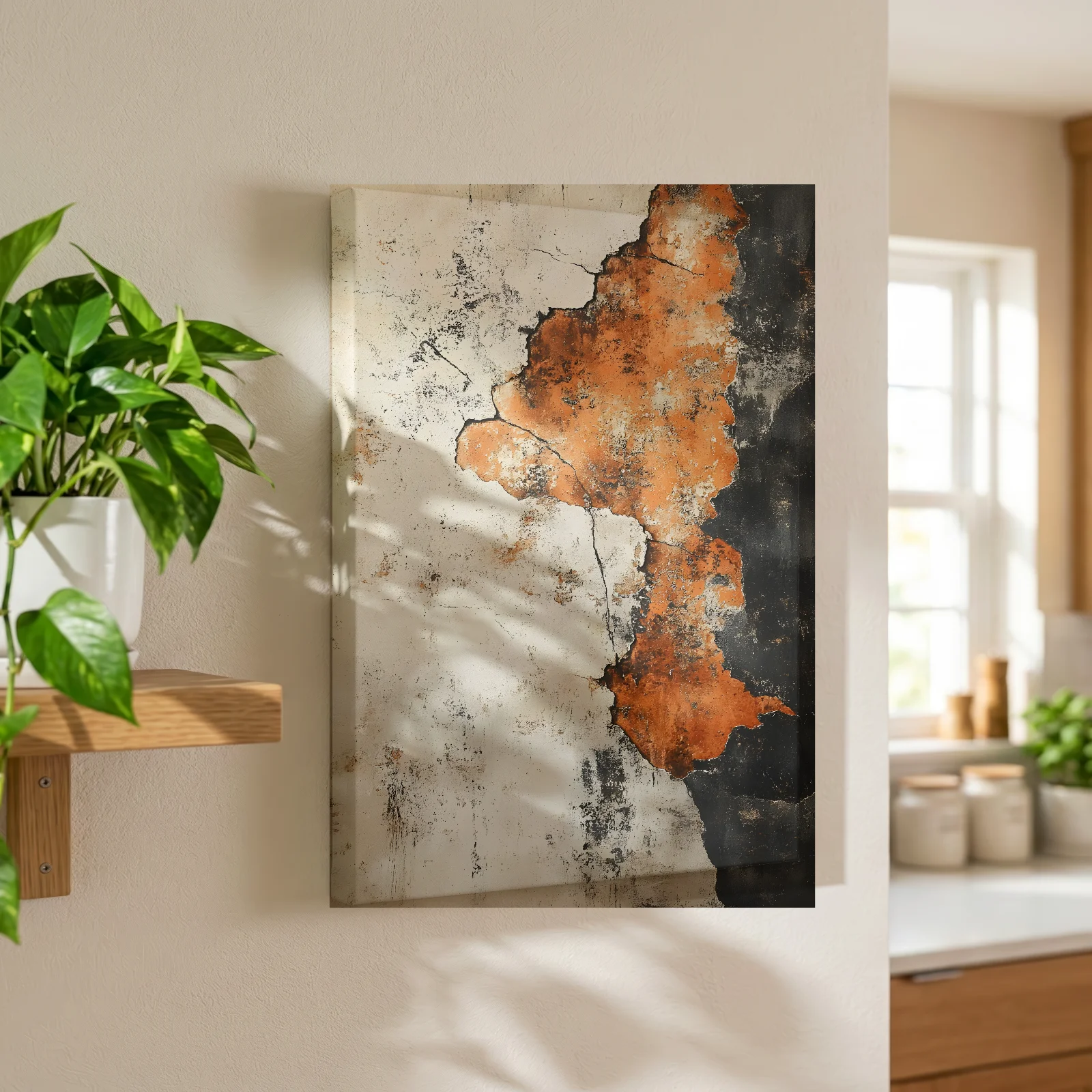 Urtiefe Patina — Leinwand