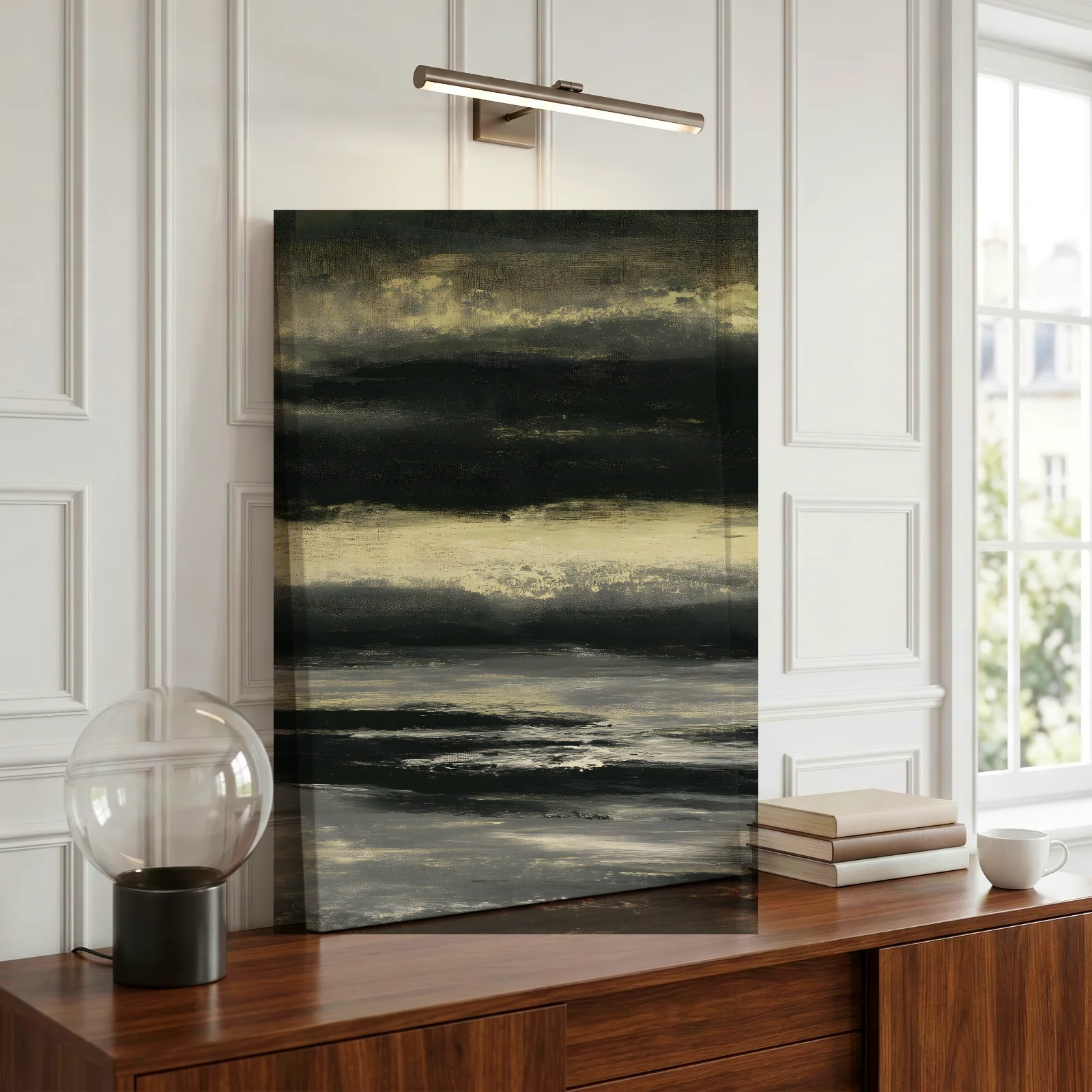 Goldene Dämmerung am Horizont — Leinwand