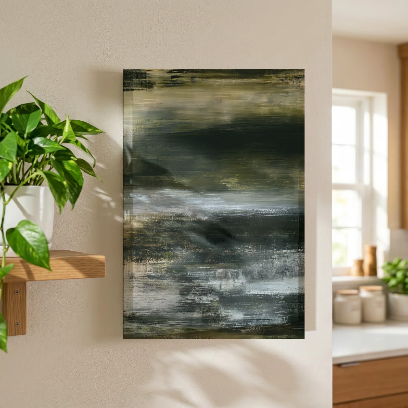 Schimmernde Tiefe — Leinwand