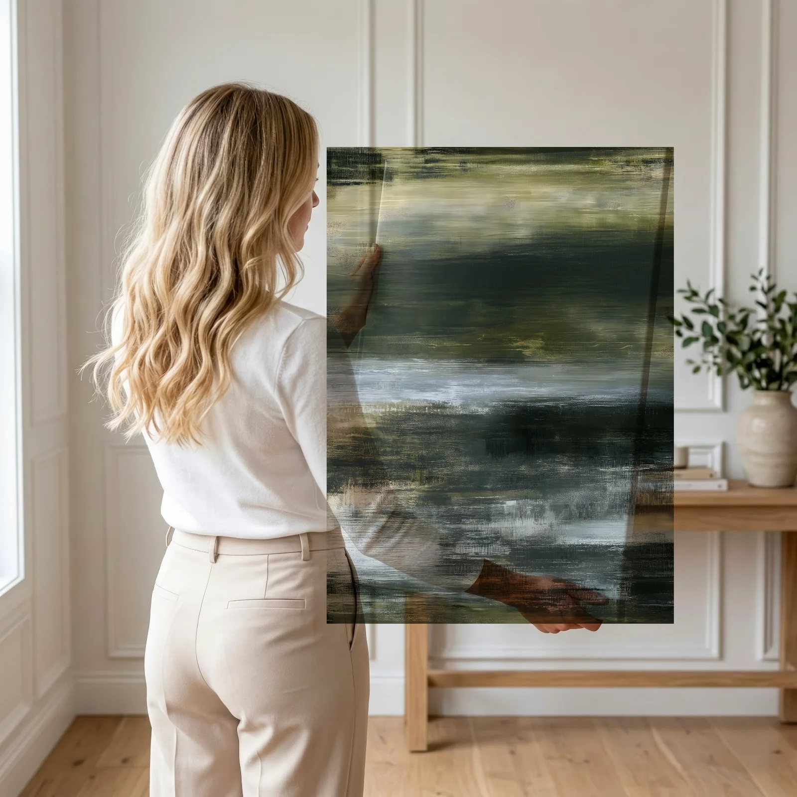 Schimmernde Tiefe — Leinwand