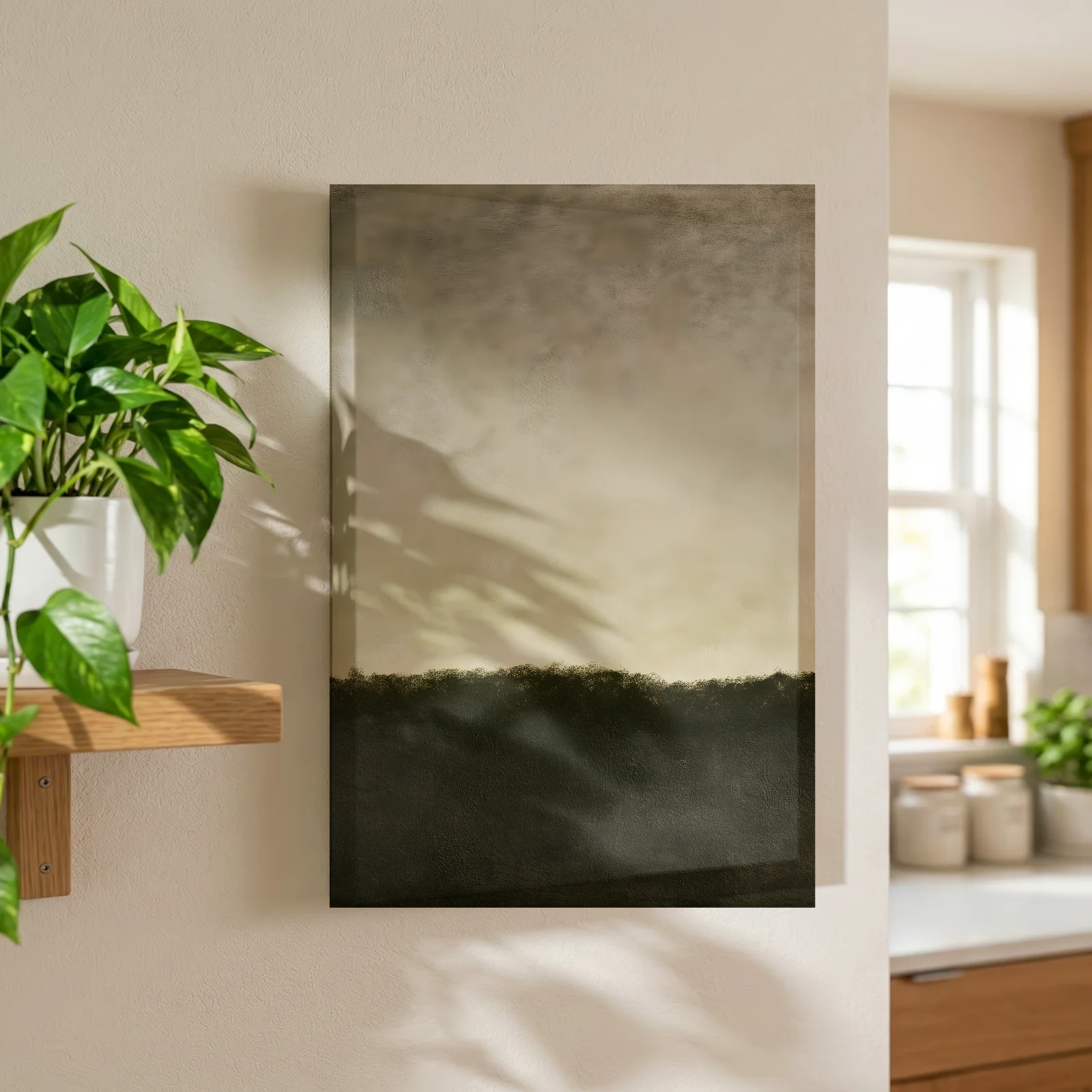Licht über tiefem Grund — Leinwand