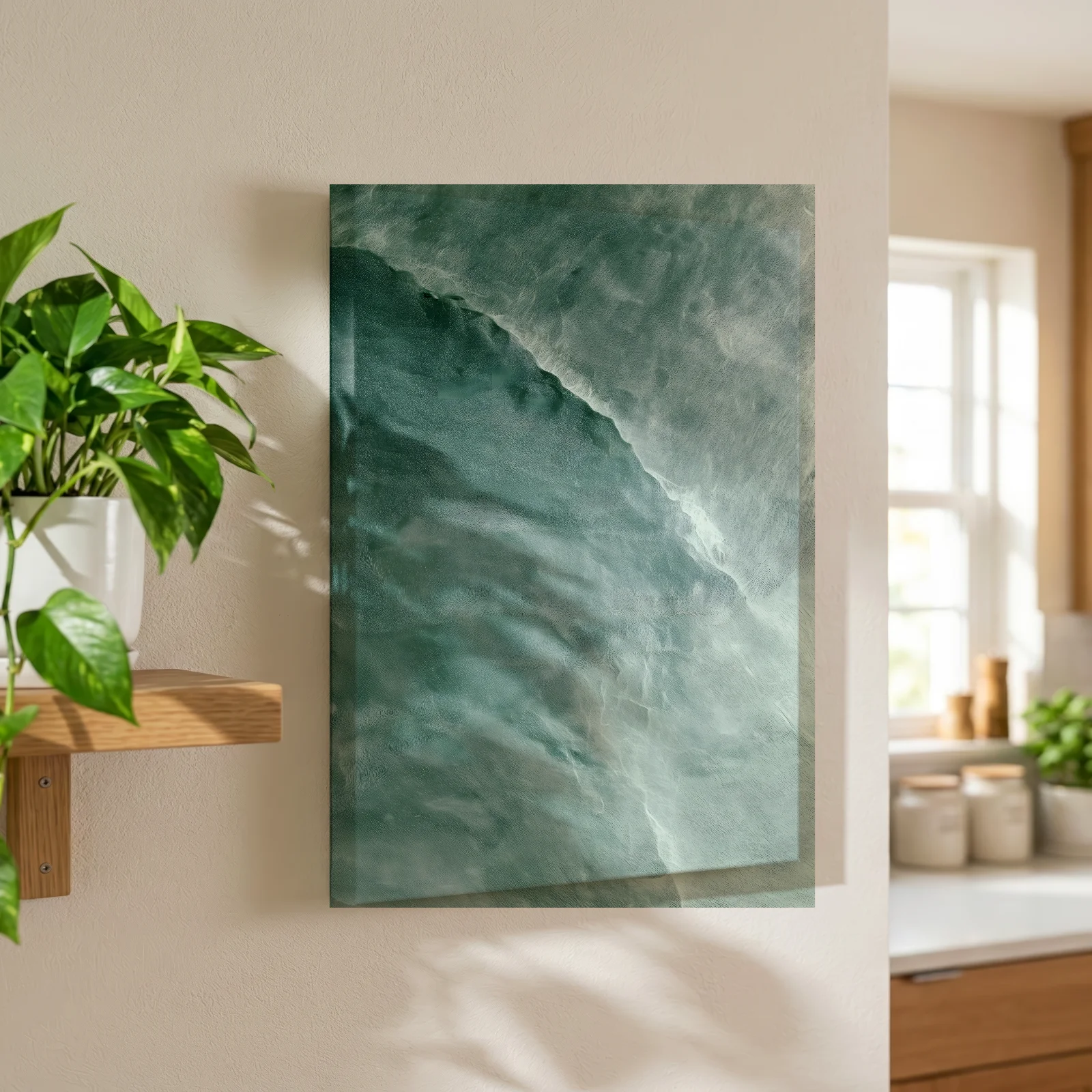 Jade-Strömung — Leinwand
