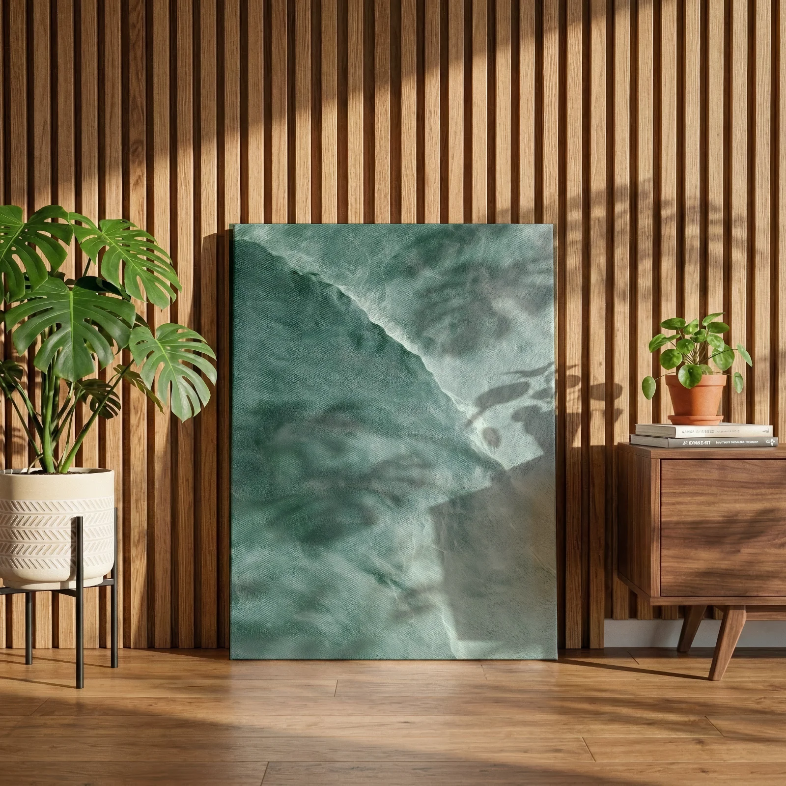 Jade-Strömung — Leinwand
