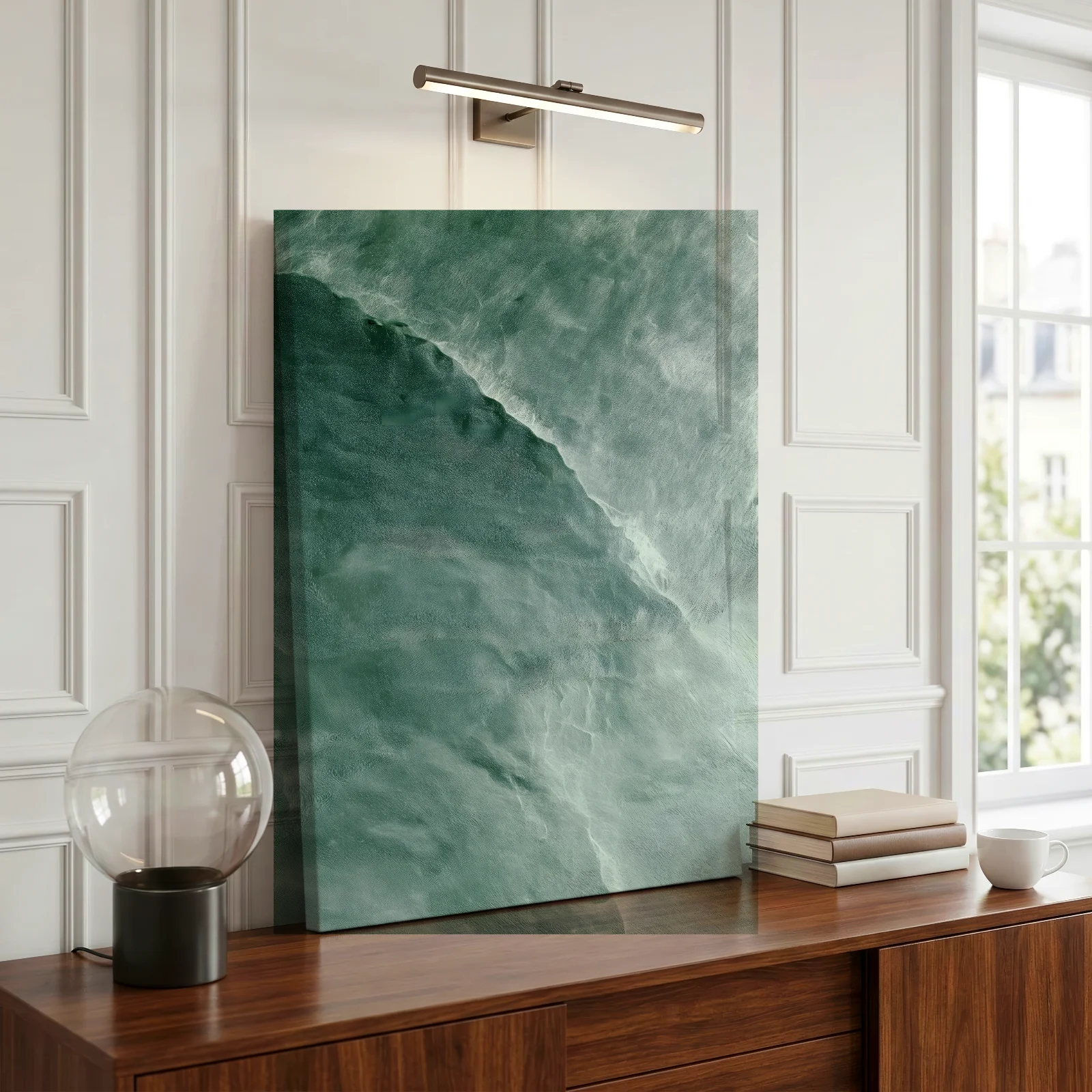 Jade-Strömung — Leinwand