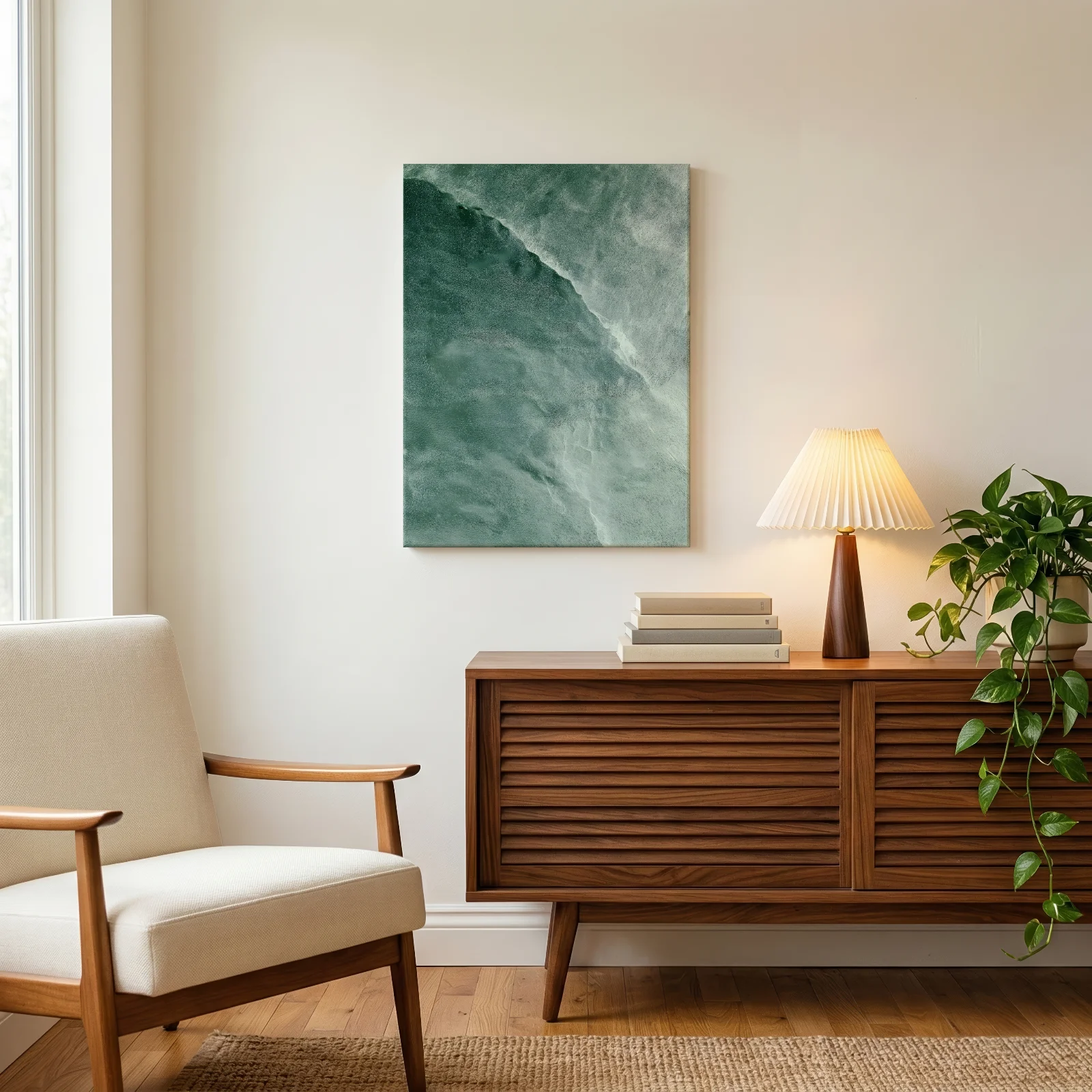 Jade-Strömung — Leinwand